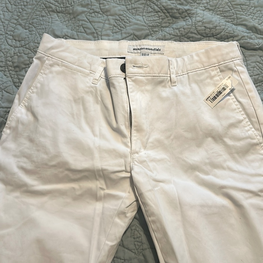 NWT white chinos